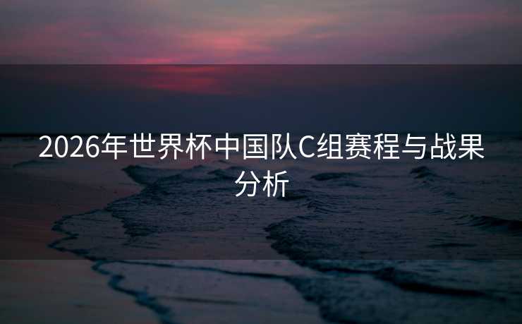 2026年世界杯中国队C组赛程与战果分析